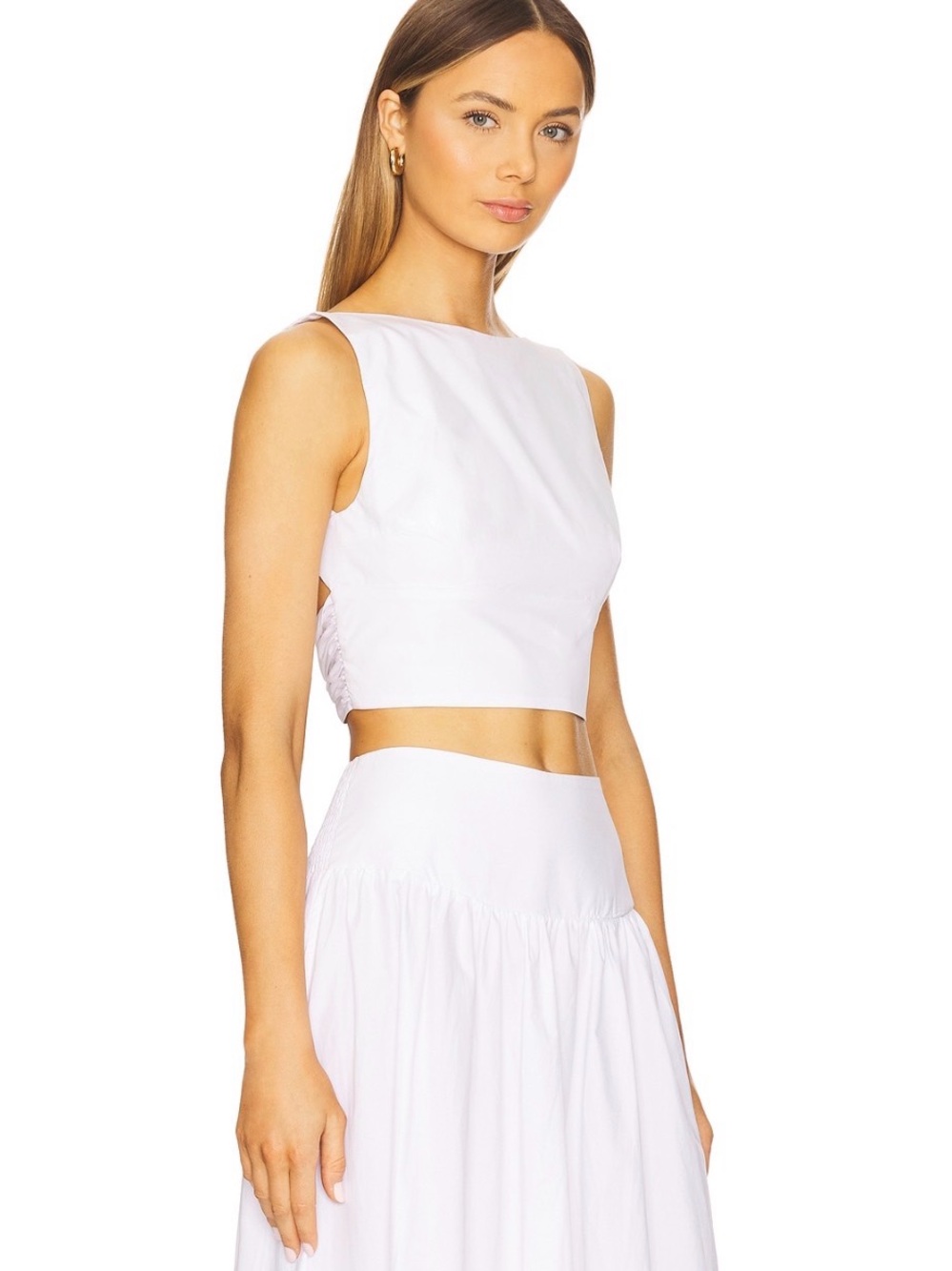 Susana Monaco navy blue Cropped Sleeveless Top